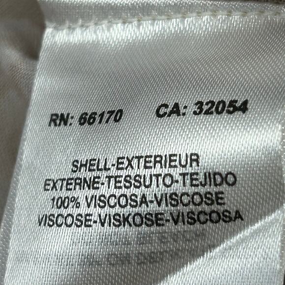 Anthropologie Ollari Tasseled Tapered Pants Paisley Mauve Women’s Size XS - Picture 7 of 13